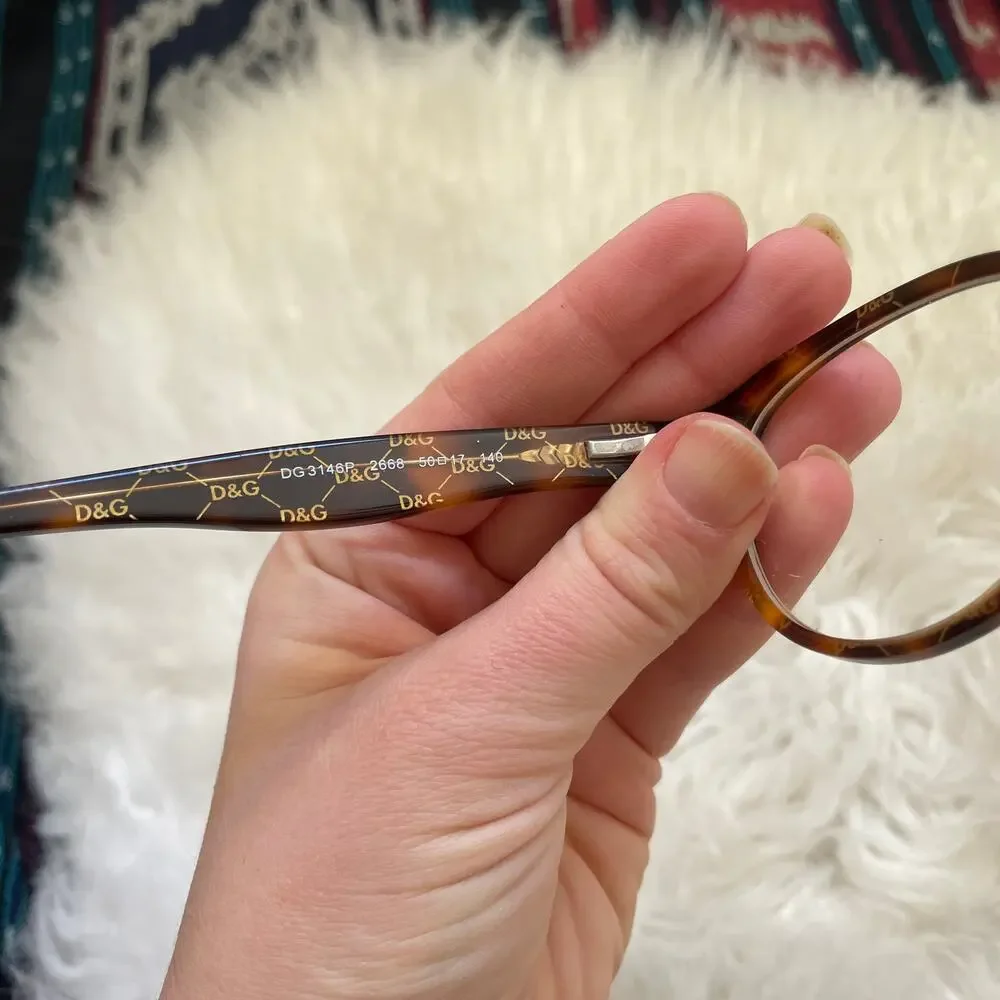 Dolce & Gabbana D&G prescription sunglasses tortoise DG3146P 'T' FRAMES ONLY - Picture 6 of 8